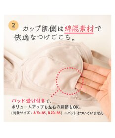 Wing ノンワイヤーブラ ラクなつけごこち バストをやさしくホールド フルカップブラ ブラジャー NB6000 ウイング／ワコール