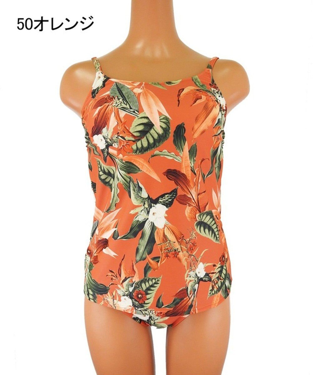 San-ai Resort（三愛水着楽園） 【SALE】【Coral veil】Lily Garden ショルダードレス3点セット水着 9号/11号 