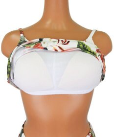 San-ai Resort（三愛水着楽園） 【SALE】【Coral veil】Lily Garden ショルダードレス3点セット水着 9号/11号