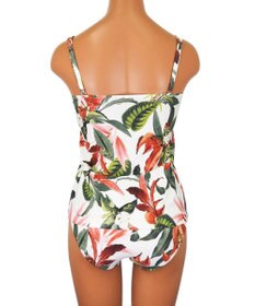 San-ai Resort（三愛水着楽園） 【SALE】【Coral veil】Lily Garden ショルダードレス3点セット水着 9号/11号