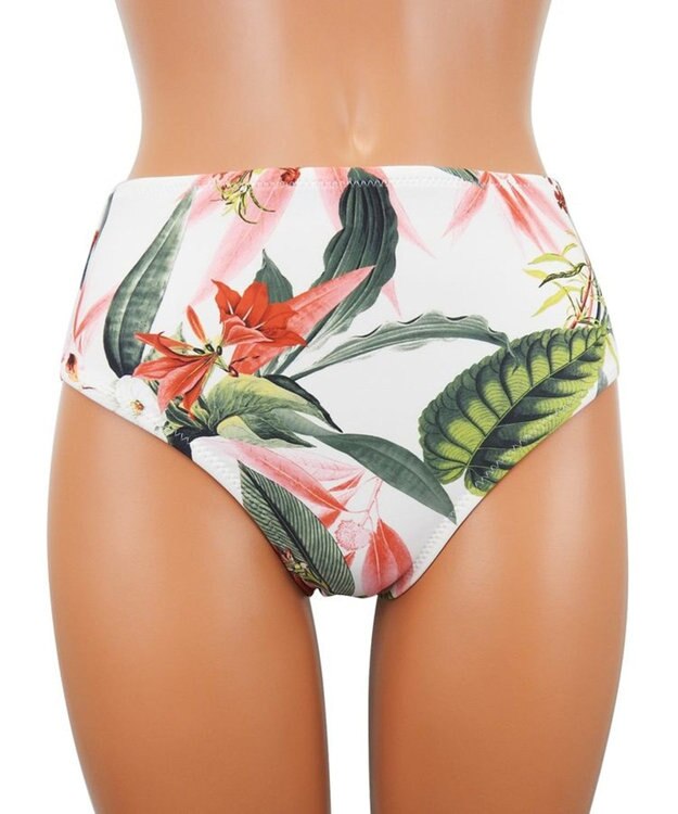 San-ai Resort（三愛水着楽園） 【SALE】【Coral veil】Lily Garden ショルダードレス3点セット水着 9号/11号 ホワイト