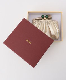UNBILLION perche ジェムストーンがま口二つ折り財布