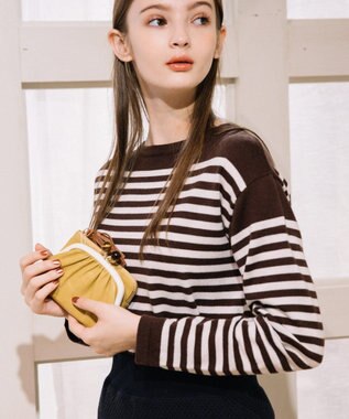 UNBILLION perche ジェムストーンがま口二つ折り財布