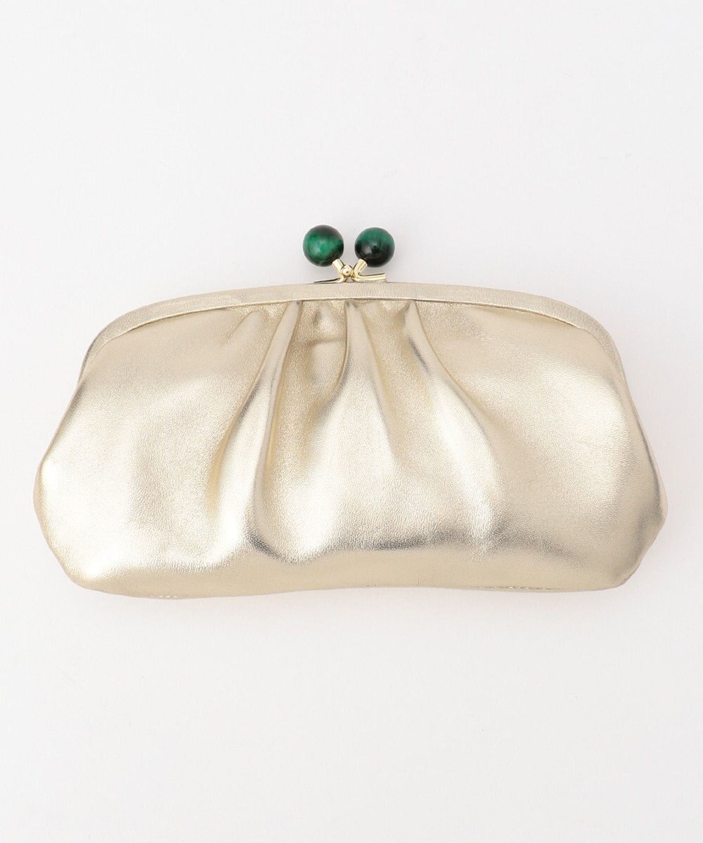 UNBILLION perche ジェムストーンがま口長財布 