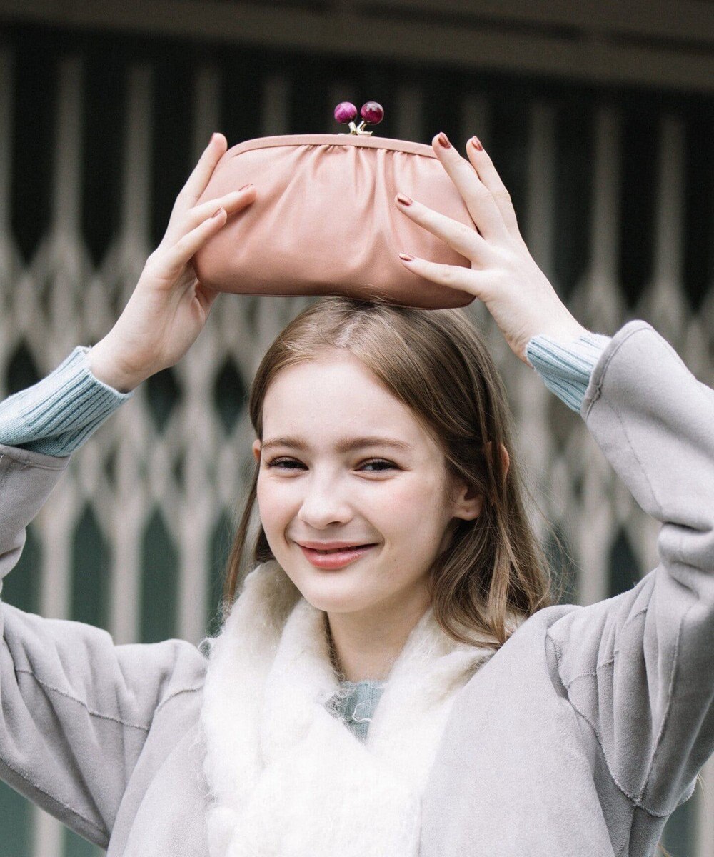 UNBILLION perche ジェムストーンがま口長財布 