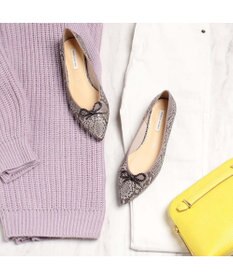 MODE ET JACOMO <MODE ET JACOMO>【レイン対応】リボンバレエシューズ