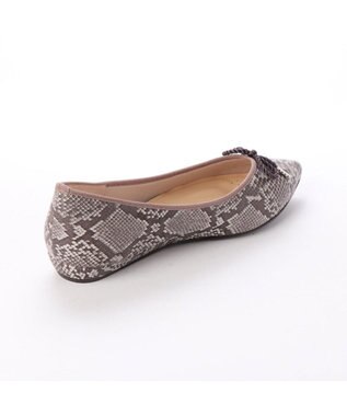 MODE ET JACOMO <MODE ET JACOMO>【レイン対応】リボンバレエシューズ グレーカタオシ