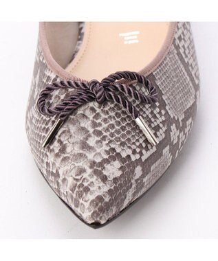 MODE ET JACOMO <MODE ET JACOMO>【レイン対応】リボンバレエシューズ グレーカタオシ