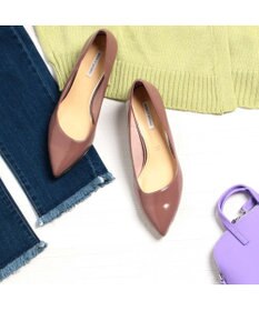 MODE ET JACOMO <MODE ET JACOMO>【全天候対応】ポインテッドウェッジソールレインパンプス