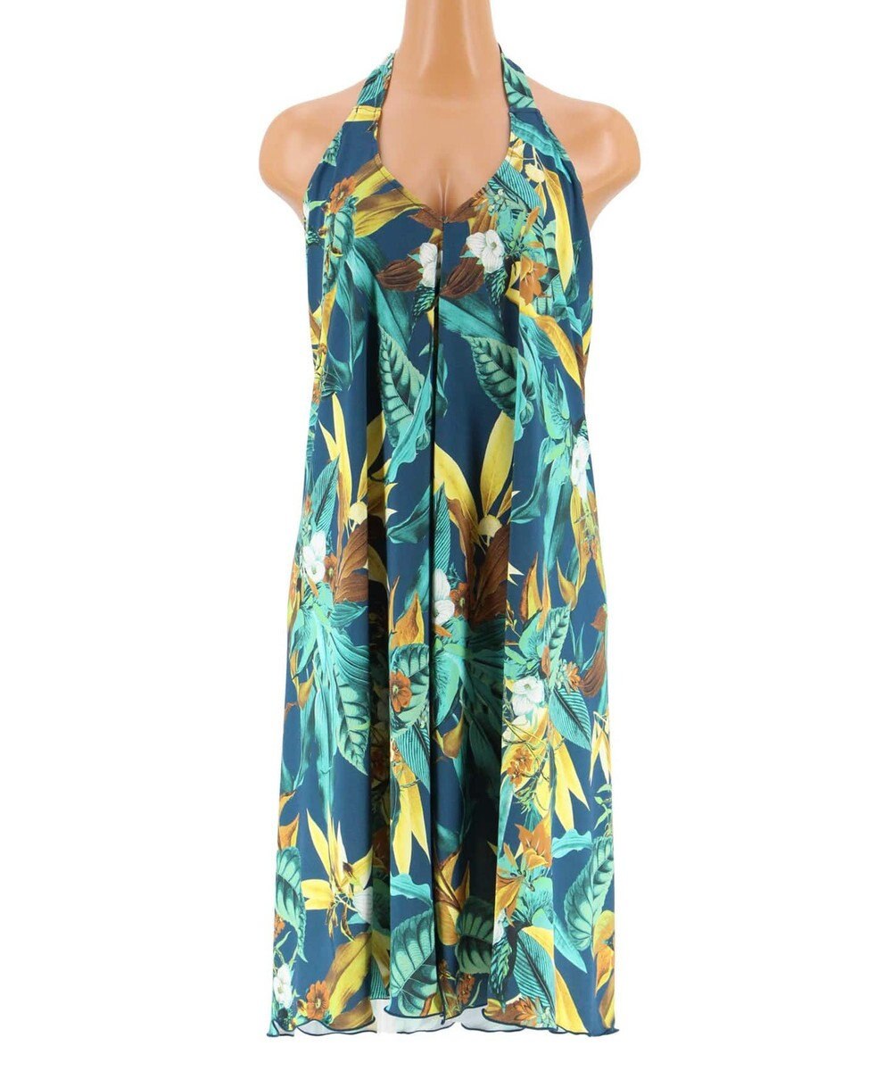 San-ai Resort（三愛水着楽園） 【SALE】【Coral veil】Lily Garden パレオワンピース 単品M 