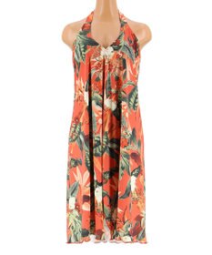 San-ai Resort（三愛水着楽園） 【SALE】【Coral veil】Lily Garden パレオワンピース 単品M