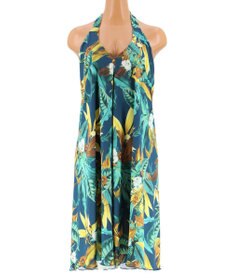 San-ai Resort（三愛水着楽園） 【SALE】【Coral veil】Lily Garden パレオワンピース 単品M