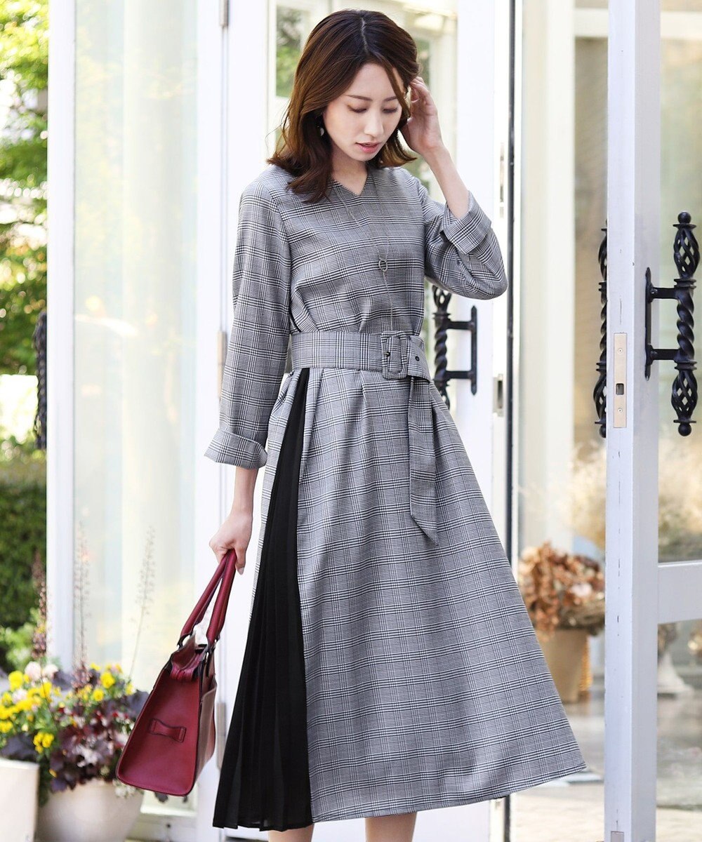 洗える 2way 体型カバーも叶う サイドプリーツワンピース Tiaclasse ファッション通販 公式通販 オンワード クローゼット