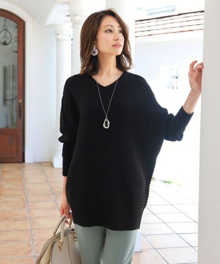 洗える 大人可愛いドルマンニットチュニック Tiaclasseファッション通販 公式通販 オンワード クローゼット