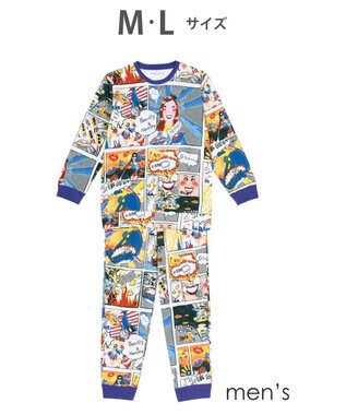 メンズパジャマ ロング袖ロングパンツ アメコミ柄 ワコール Ugr302 Tsumori Chisato Sleep ファッション通販 公式通販 オンワード クローゼット