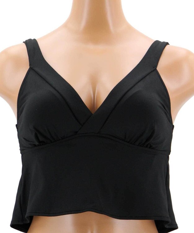 San-ai Resort（三愛水着楽園） 【Reir　Beach（レイールビーチ）】JERSEY LOMELLINA ビスチェブラ【上下別売り】 ブラック