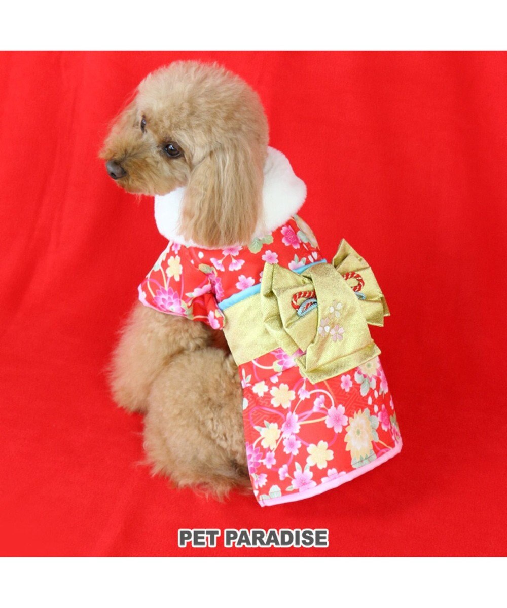 ペットパラダイス 着物 赤 中 大型犬 お正月 新年 子年 年賀状 Pet Paradise ファッション通販 公式通販 オンワード クローゼット