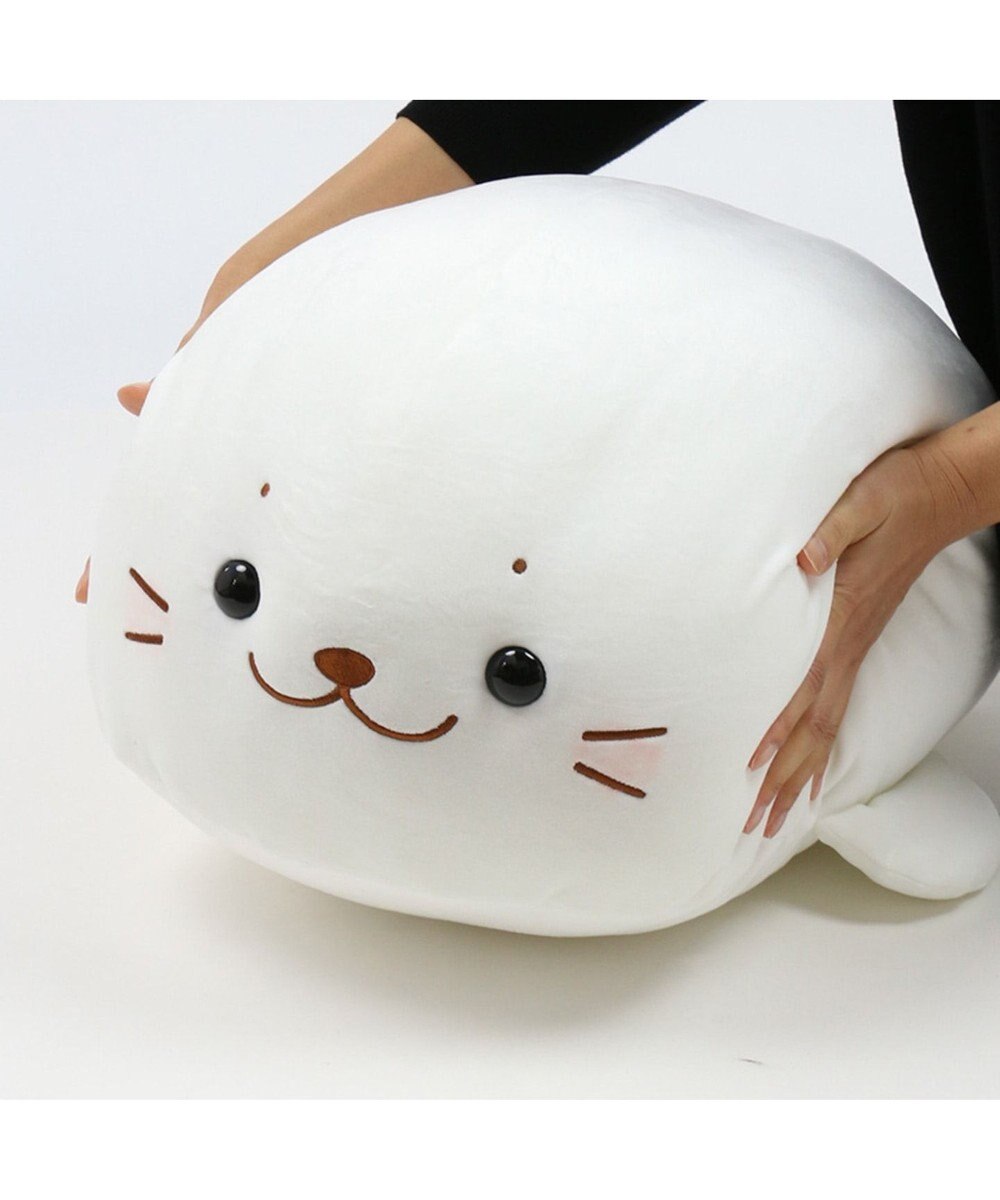 しろたん ふわもち 抱き枕 大 85cm マシュマロ しろたん 85センチ あざらし アザラシ 大きい かわいい ぬいぐるみ おおきい 特大 抱きまくら 抱きぐるみ マザーガーデン 癒し キャラクター プレゼント ギフト 子供の日 母の日 父の日 Mother Gardenファッション通販 公式