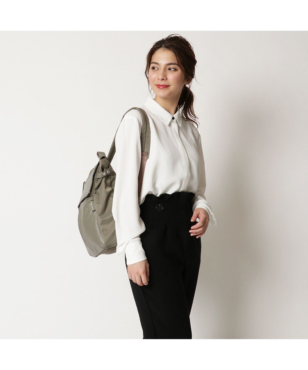 Y'SACCS ナイロン×牛革コンビシリーズ リュックサック 