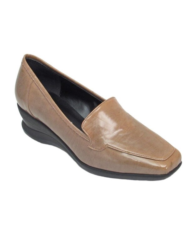 REGAL FOOT COMMUNITY 【ビューフィット】A12T レイン対応ウェッジシューズ オークエナメル