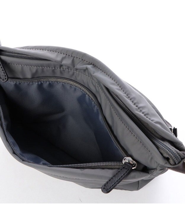 Y'SACCS ナイロンタフタポシェット ダークグレー