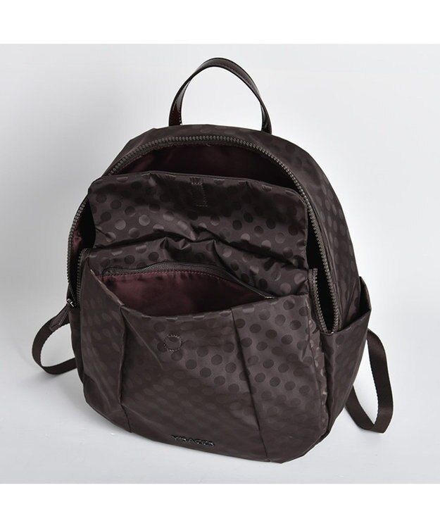 Y'SACCS 【ムック本掲載】Polka Dots リュックサック チョコ
