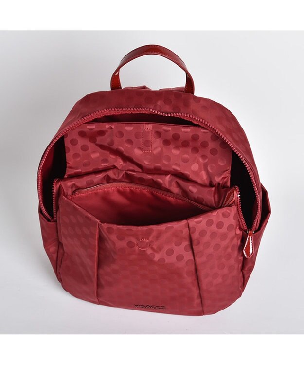 Y'SACCS 【ムック本掲載】Polka Dots リュックサック ワイン