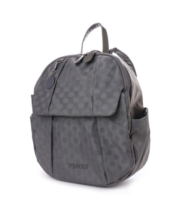 Y'SACCS 【ムック本掲載】Polka Dots リュックサック Sサイズ グレー