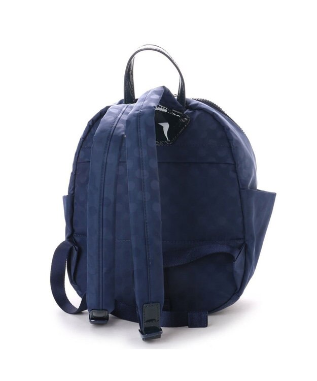 Y'SACCS 【ムック本掲載】Polka Dots リュックサック Sサイズ ネイビー