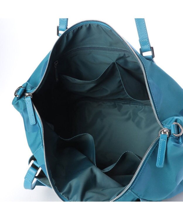 Y'SACCS ドットジャカード 2wayトートバッグMサイズ ブルー