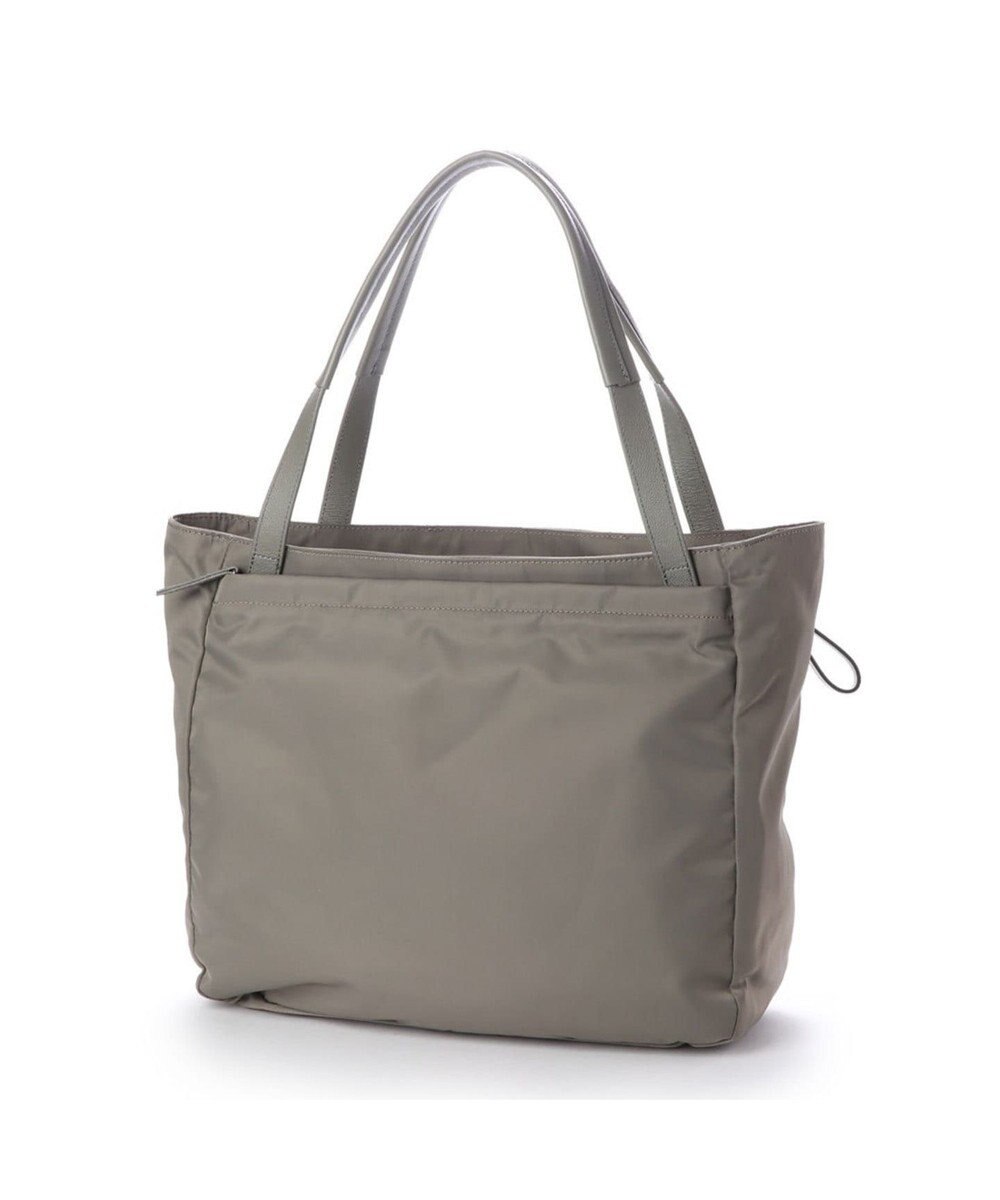 Y'SACCS ナイロン×レザー　スクエアトートバッグ Mサイズ 