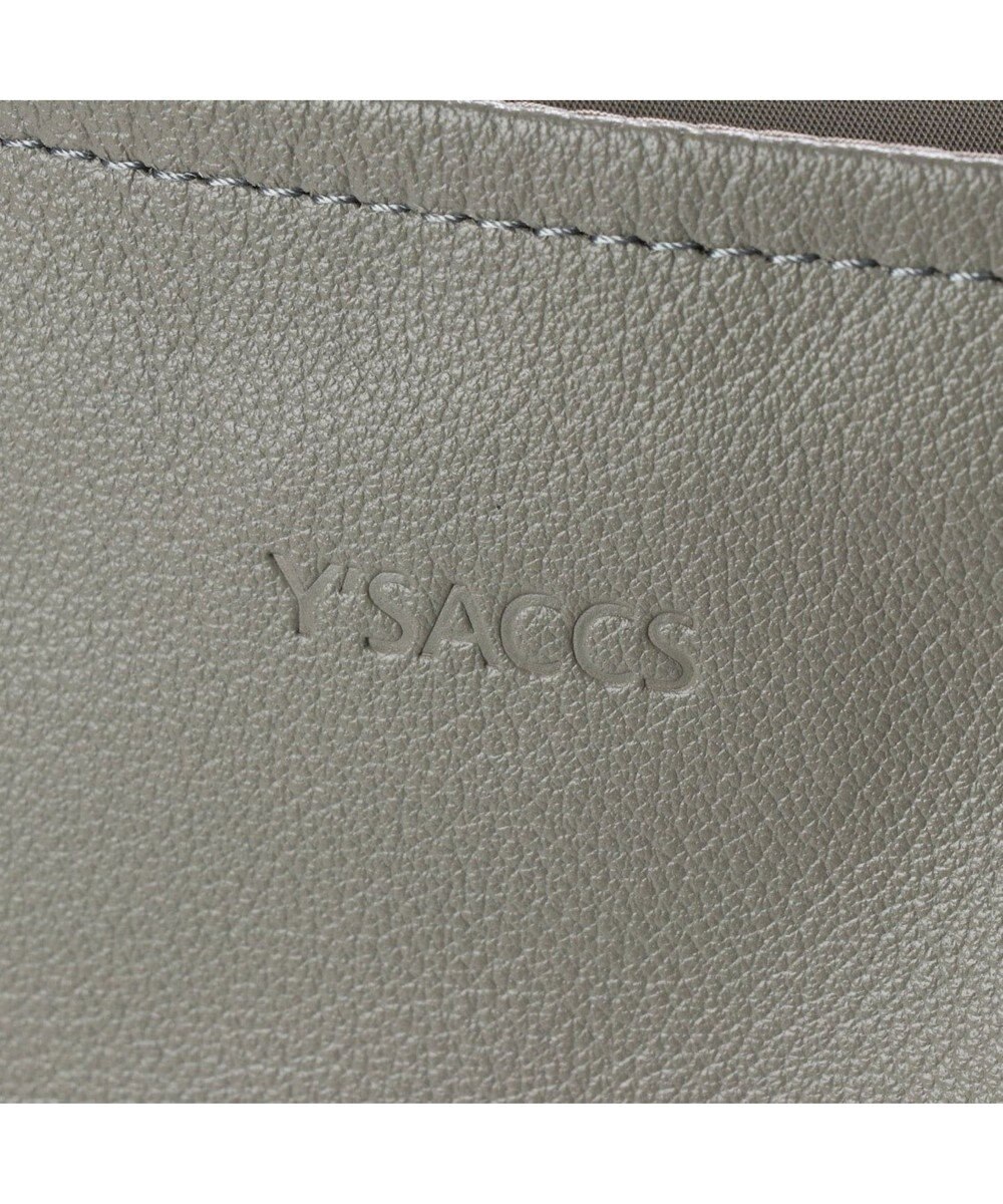 Y'SACCS ナイロン×レザー　スクエアトートバッグ Mサイズ 