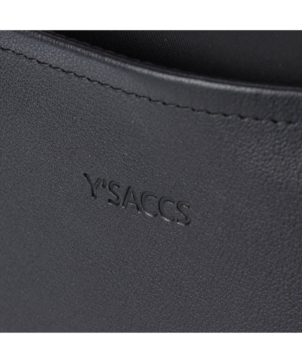 Y'SACCS ナイロン×レザー　スクエアトートバッグ Mサイズ 