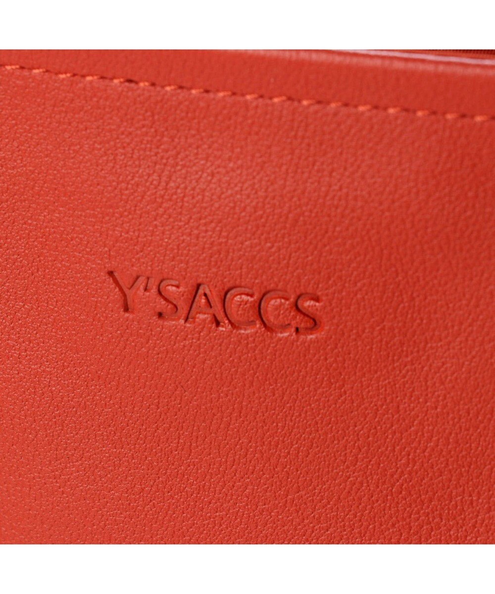 Y'SACCS ナイロン×レザー　スクエアトートバッグ Mサイズ 