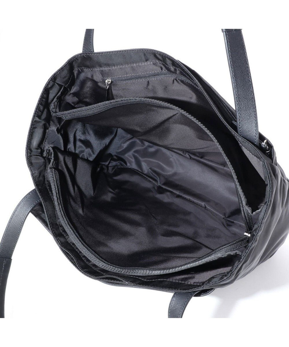 Y'SACCS ナイロン×レザー　スクエアトートバッグ Mサイズ 