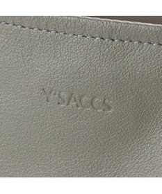 Y'SACCS ナイロン×レザー　スクエアトートバッグ Mサイズ