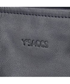 Y'SACCS ナイロン×レザー　スクエアトートバッグ Mサイズ