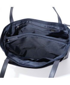 Y'SACCS ナイロン×レザー　スクエアトートバッグ Mサイズ