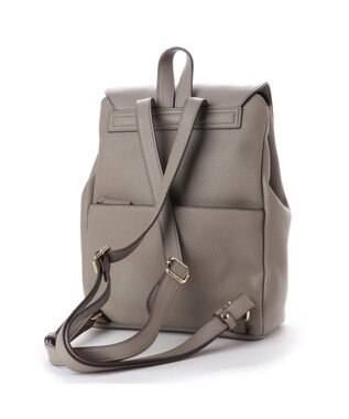 LA BAGAGERIE 金具アクセントリュック グレー