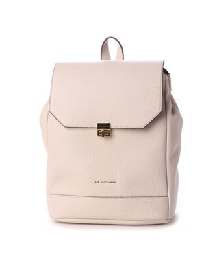 LA BAGAGERIE 金具アクセントリュック アイボリー