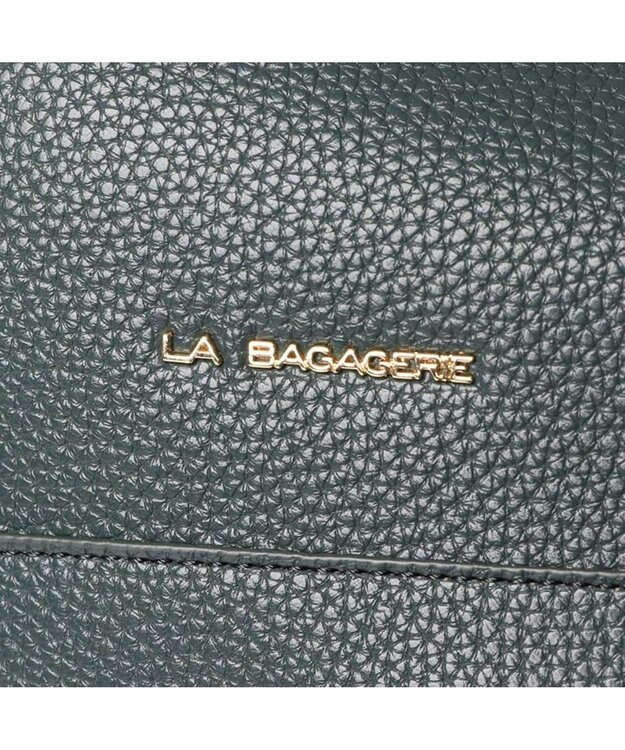 LA BAGAGERIE 金具アクセントリュック グリーン