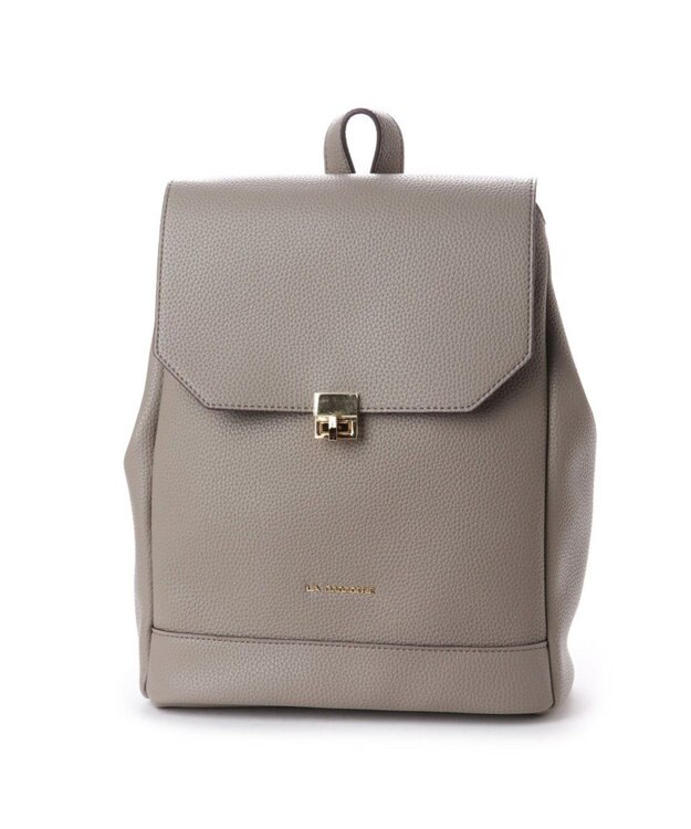 LA BAGAGERIE 金具アクセントリュック グレー