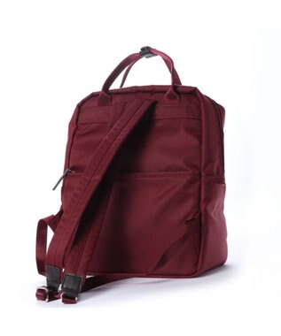 LA BAGAGERIE 10ポケット持ち手付きリュック ワイン