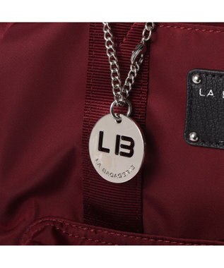 LA BAGAGERIE 10ポケット持ち手付きリュック ワイン