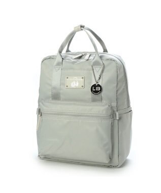 LA BAGAGERIE 10ポケット持ち手付きリュック グレー
