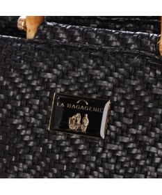 LA BAGAGERIE フレンチファブリック　SAFECO　バンブーハンドルショルダー＆トートバッグ