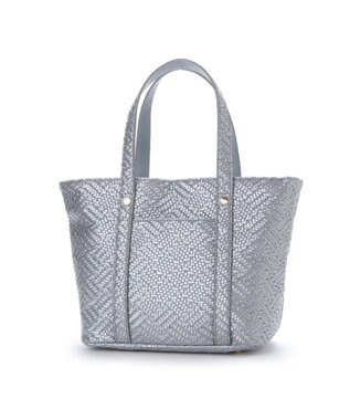 LA BAGAGERIE フレンチファブリック　SAFECO　トートバッグ シルバー