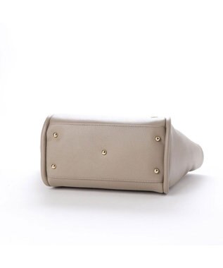 LA BAGAGERIE ひねり金具レザートート Mサイズ グレージュ