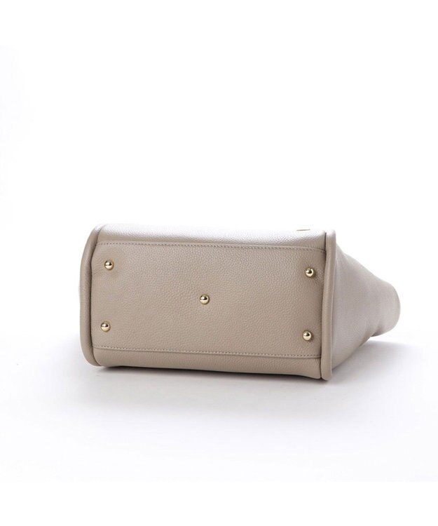 LA BAGAGERIE ひねり金具レザートート Mサイズ グレージュ