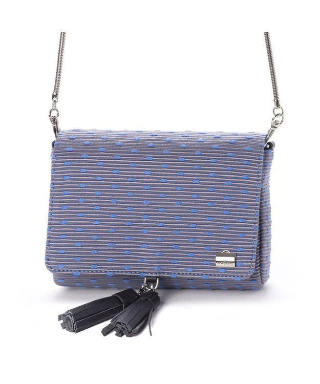 LA BAGAGERIE CAMENGO　ドット柄ポシェット ブルー